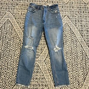 NWOT Abercrombie and Fitch The Skinny High Rise jeans size 27/4 short